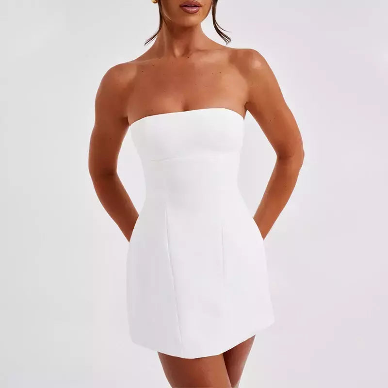 Hawthaw-Mini vestido curto preto feminino, streetwear noturno, bodycon, roupas de festa, clube, itens por atacado para negócios, verão, 2022