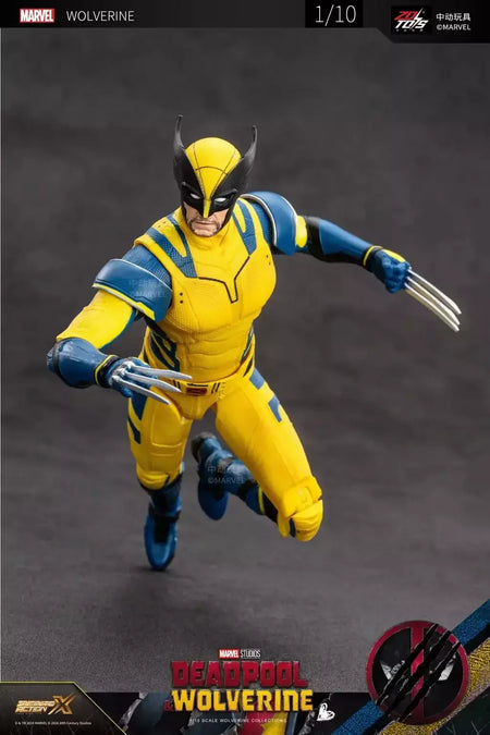 ZD Toys Deadpool & Wolverine Figuras de ação Deadpool Caixa Wolverine Coleção Figuras de ação para adultos Brinquedo infantil