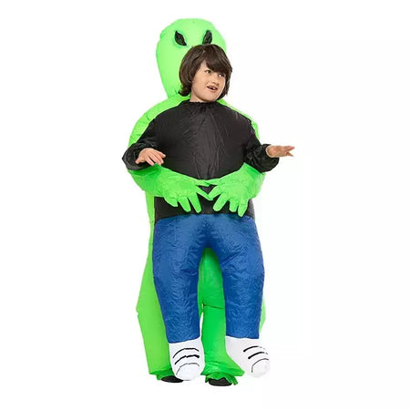 Adulto alienígena inflável traje crianças festa cosplay traje engraçado terno anime fantasia vestido de halloween para mulher