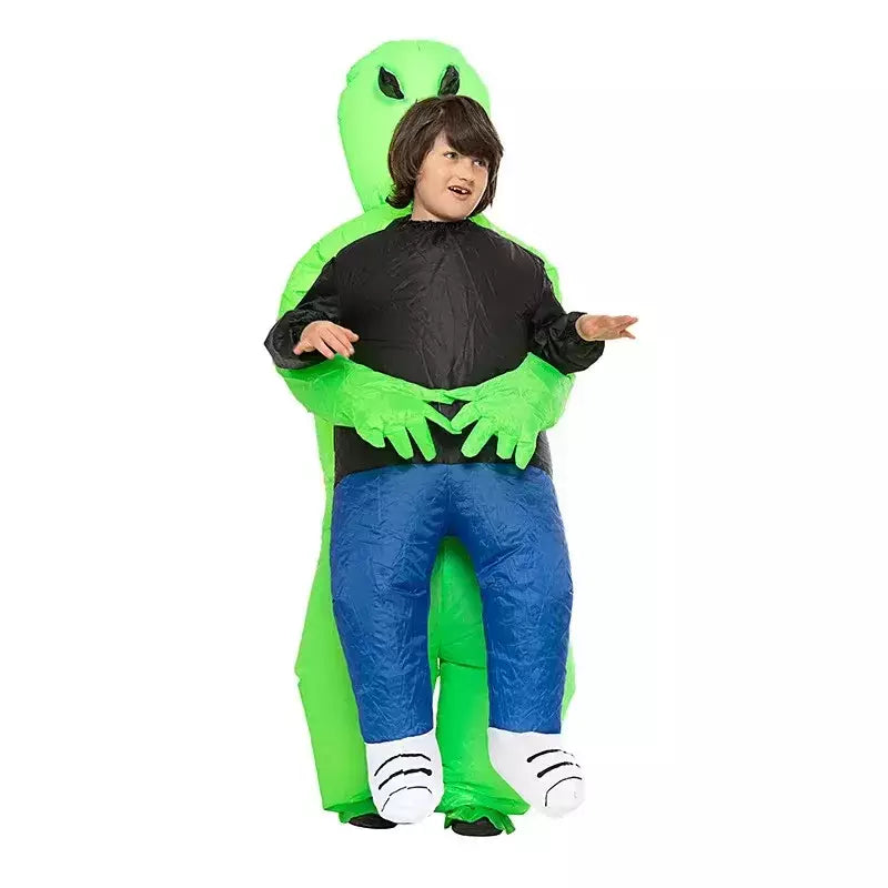 Adulto alienígena inflável traje crianças festa cosplay traje engraçado terno anime fantasia vestido de halloween para mulher