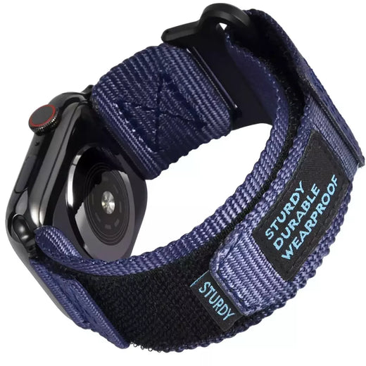 Banda de tecido de nylon para Apple Watch, compatível com as séries 9, 8, 7, 6, 5, 4, SE, Ultra2, 3, projetada para caber, 49mm, 42mm, 44 milímetros, 45 milímetros, 38 milímetros, 40 milímetros, 41 milímetros