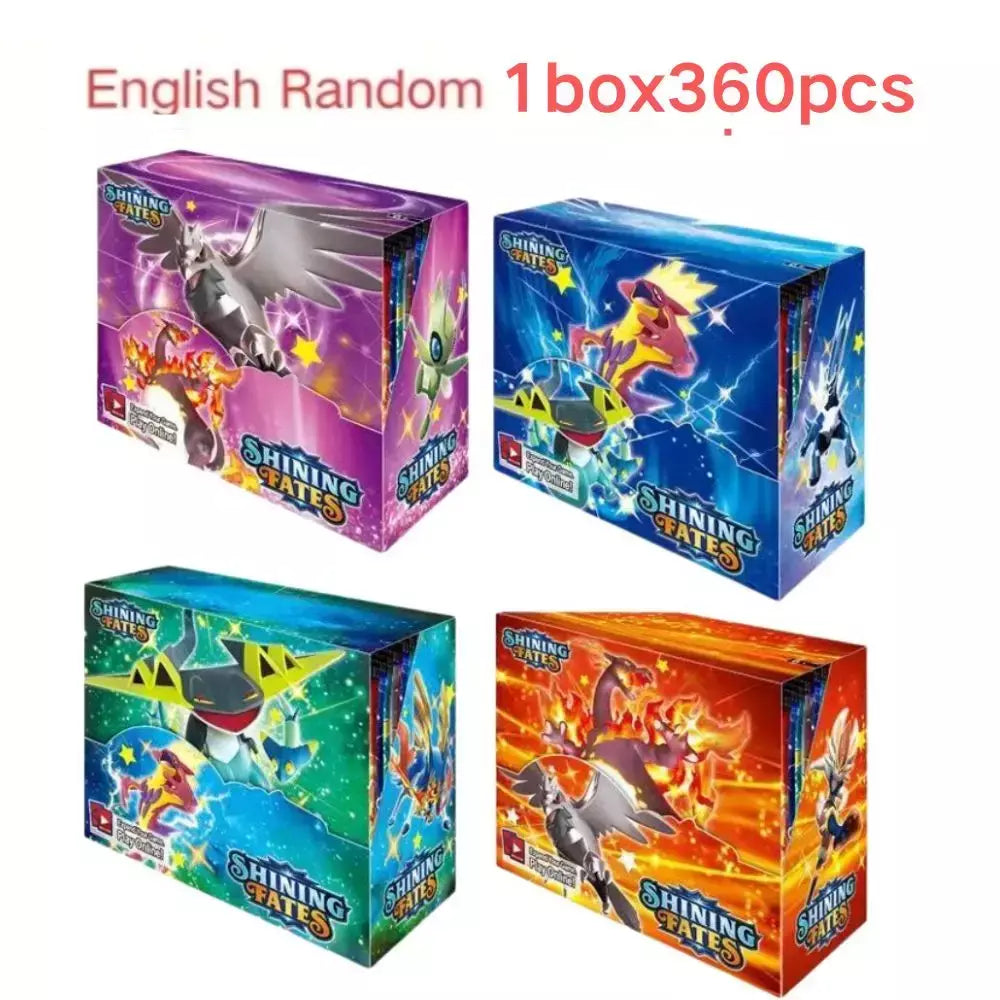 Evolutions prismáticas 360 peças cartão pokemon viagem juntos coroa stellar 151 ultra prisma inglês impulsionador cartão de transação de batalha