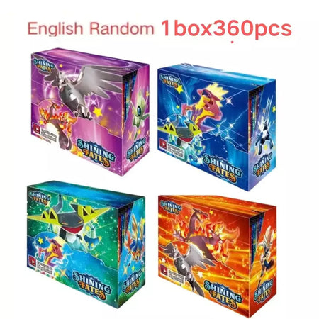 Evolutions prismáticas 360 peças cartão pokemon viagem juntos coroa stellar 151 ultra prisma inglês impulsionador cartão de transação de batalha