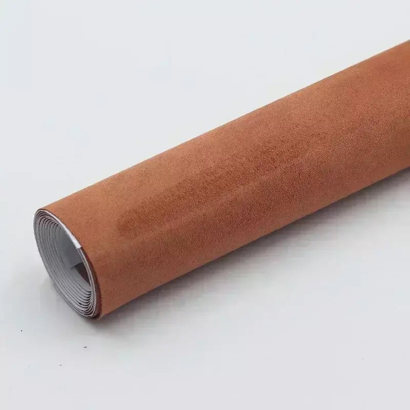 200x150cm atualização tamanho grande camurça couro quatro lados elástico auto-adesivo couro para interior do carro caixa de jóias adesivo de couro