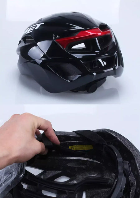 Capacete de ciclismo masculino bicicleta esportes ao ar livre patinação velocidade mtb com segurança mountain road scooter elétrico capacete de equitação