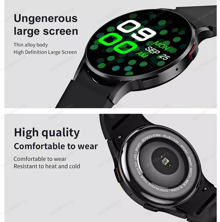 Samsung-Galaxy Smartwatch para homens e mulheres, monitoramento de saúde AMOLED, relógio impermeável, assistente de voz, chamada Bluetooth, relógio inteligente, 2022