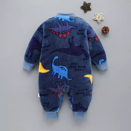 Bebê recém-nascido primavera inverno roupas jaqueta infantil para meninas macacão para meninos flanela macia bebe macacão roupas de bebê 0-18 meses