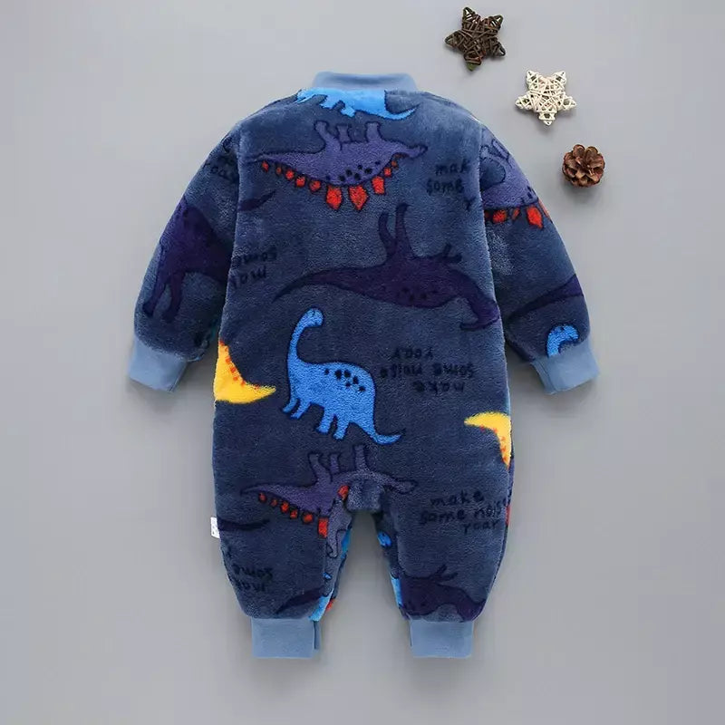 Bebê recém-nascido primavera inverno roupas jaqueta infantil para meninas macacão para meninos flanela macia bebe macacão roupas de bebê 0-18 meses
