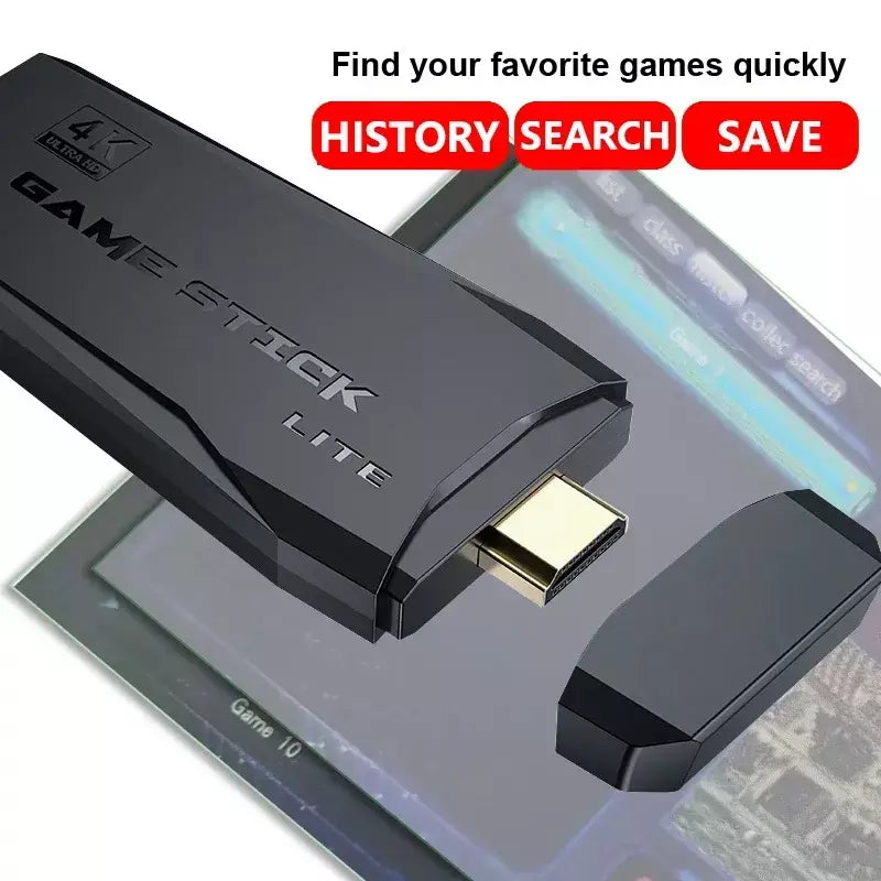M8 Console de videogame, compatível com HDMI Game Stick, retro TV Dendy Console, suporte para PS1, FC, GBA, 4K, 10000