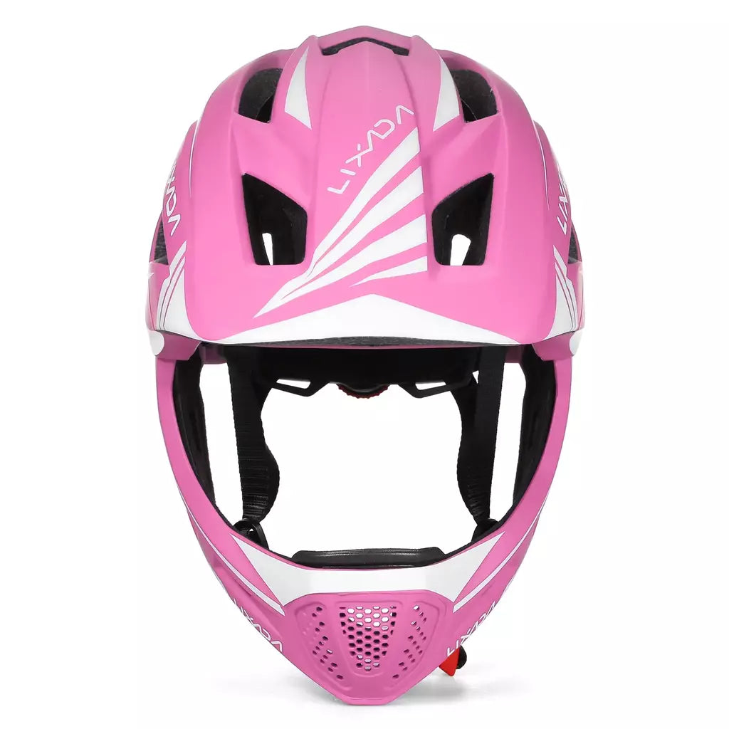 Lixada crianças 2-em-1 destacável capacete facial completo crianças esportes capacete de segurança da bicicleta equipamentos de proteção crianças capacete de ciclismo