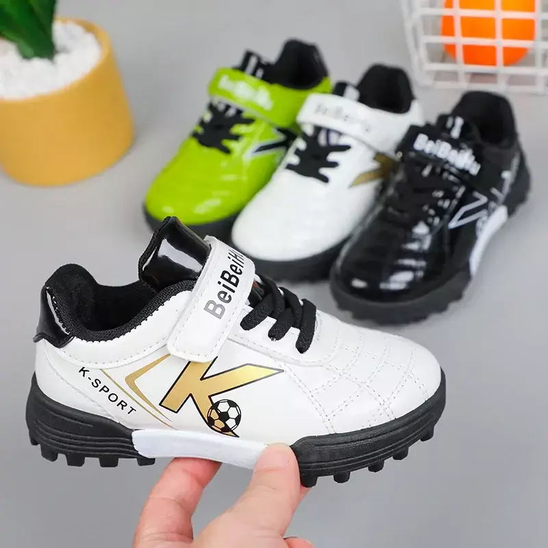 Chuteiras de futebol para crianças 2024 novas crianças chuteiras de futebol moda sapatos de futebol de solo firme