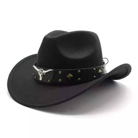 Mulheres e Homens Lã Ocidental Chapéu de Cowboy, Cavalheiro Senhora Jazz Cloche Sombrero Bonés, Tamanho Grande, Inverno, Outono, Novo, 2
