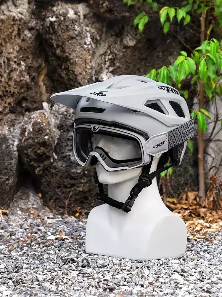 Batfox capacete de bicicleta mtb ajustável, leve, respirável, forro confortável, esportes ao ar livre, chapéu seguro para homens e mulheres, capacete de ciclismo
