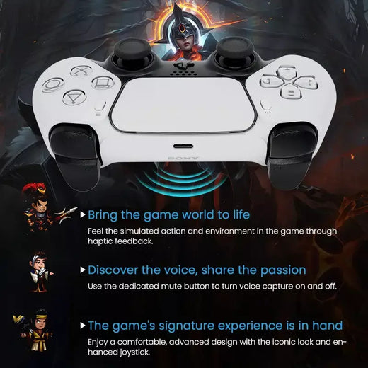 Controlador sem fio DualSense original PlayStation Ps5 para console de jogos Sony PS5