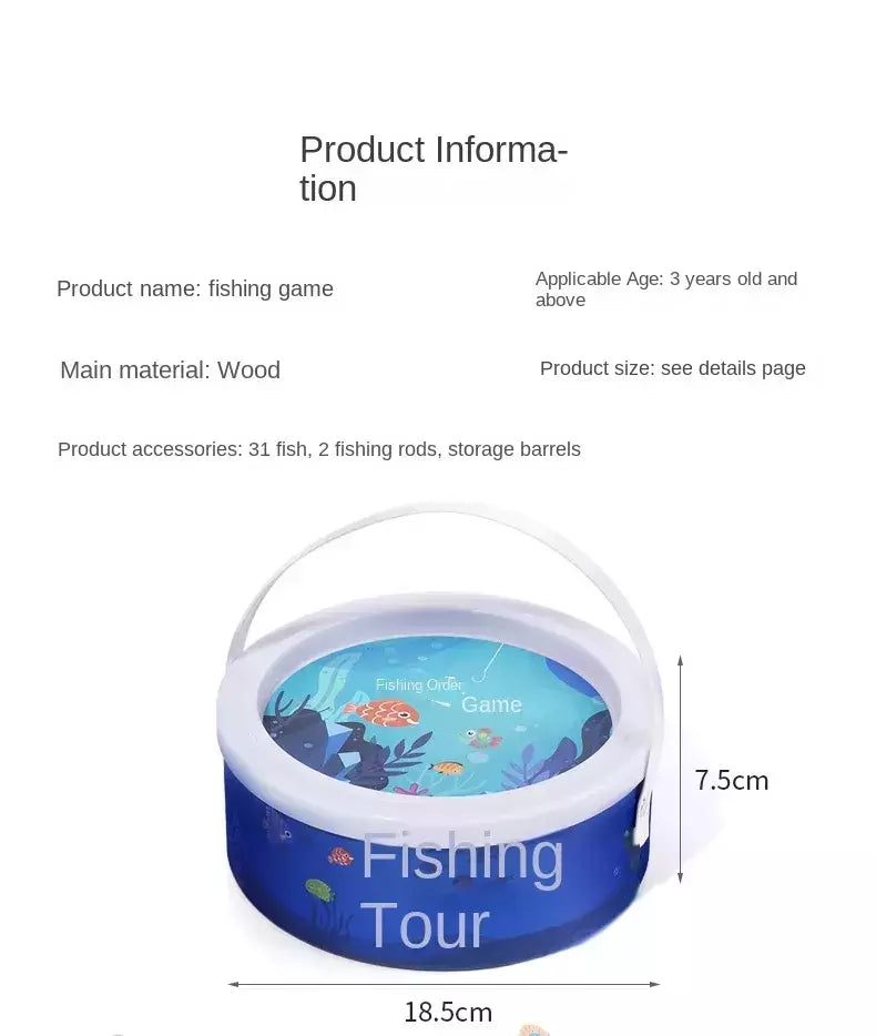 Montessori brinquedos de pesca para crianças, Desenhos animados, Vida marinha, Cognition Fish Games, Interativo pai-filho, Brinquedo educativo