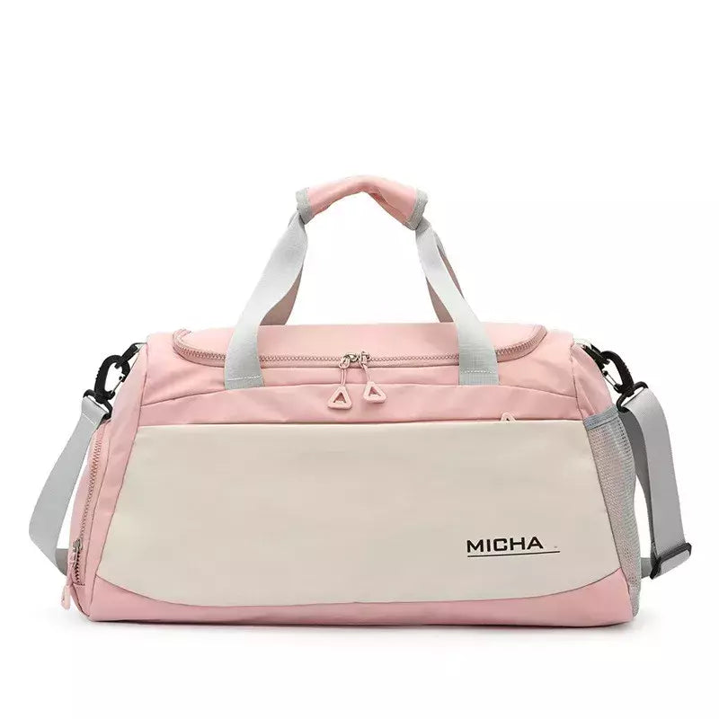 Bolsa de viagem portátil de grande capacidade, leve e curta distância Duffle, mensageiro de armazenamento, bolsa de ginástica esportiva, elegante, 2024