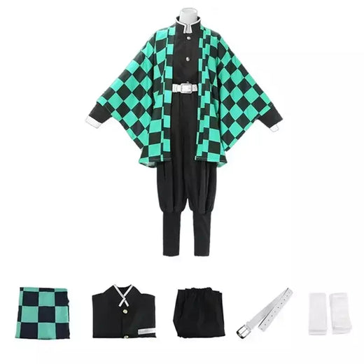 Novo demônio slayer cosplay tanjiro nezuko cosplay crianças shinobu traje anime japonês dos desenhos animados traje de halloween presentes de natal