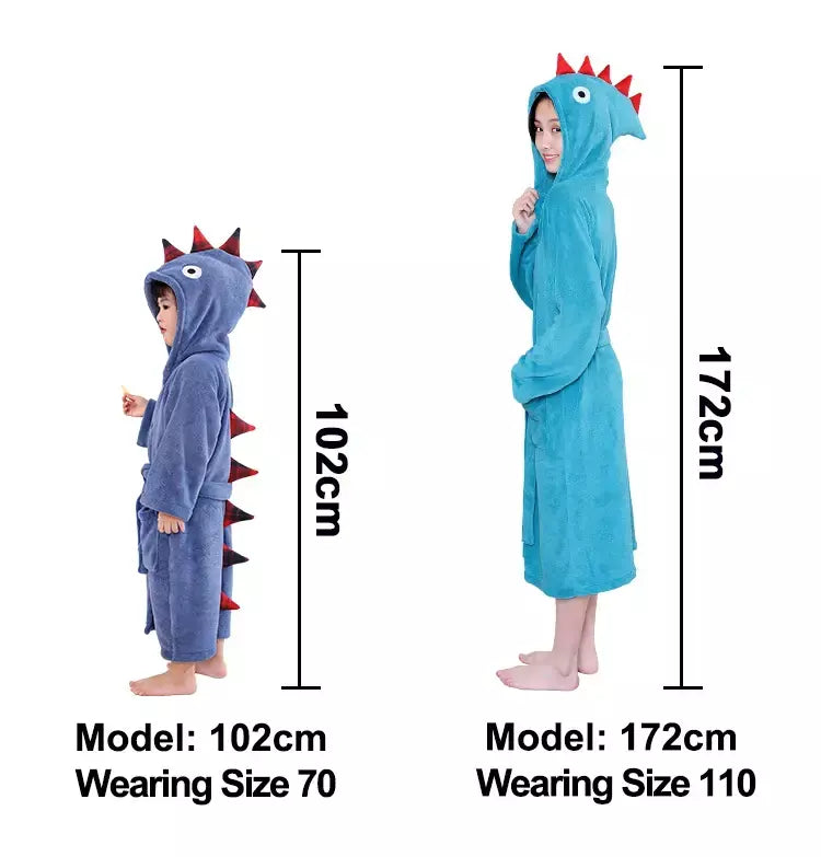 Roupão de Banho Criança, Robe Banho Infantil Absorvente Macio, Roupa Banho Bebé, Toalha com Capuz Infantil, Artigos Banheiro, Roupão Praia Piscina Menino Menina, Pijama Lar