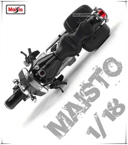 Maisto 1:18 Vários estilos 2024 Harley Davidson Heritage Classic Ultra Limited Alloy Modelo de motocicleta Coleção de carros de brinquedo