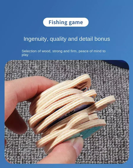 Montessori brinquedos de pesca para crianças, Desenhos animados, Vida marinha, Cognition Fish Games, Interativo pai-filho, Brinquedo educativo