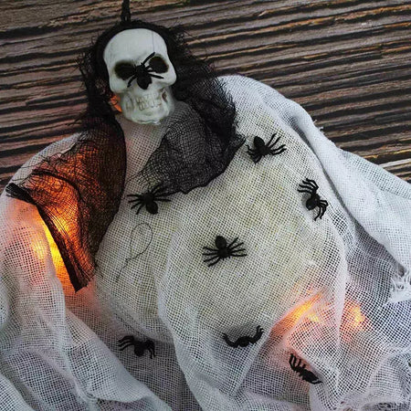 50 pçs halloween aranhas luminosas mini horror aranha brilho no escuro decorações de festa de halloween casa assombrada adereços assustadores