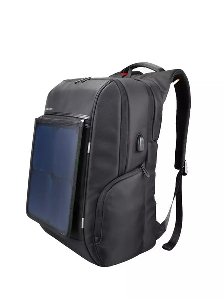 Kingsons bolsa masculina à prova d'água, mochila para laptop de 17 polegadas com carregamento usb externo, mochila antifurto para laptop, multicamadas