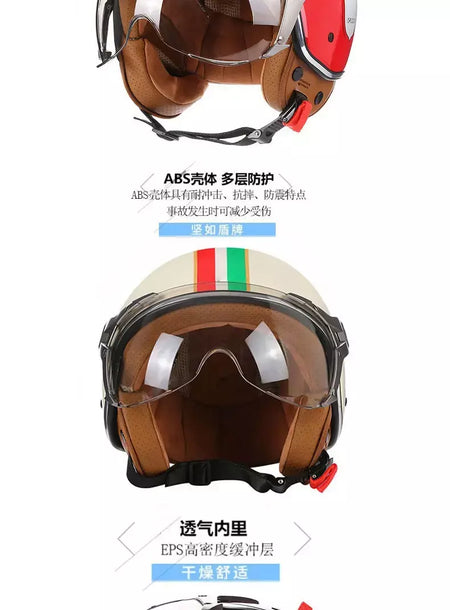 França estilo profissional capacete da motocicleta moto scooter rosto aberto casque dirt bike capacete homem mulher leve jet capacete