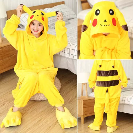 Mulheres e homens Ponto Animal Onesies, Pijama com capuz dos desenhos animados, Trajes de Halloween, Natal Onesie, adultos, Kigurumi