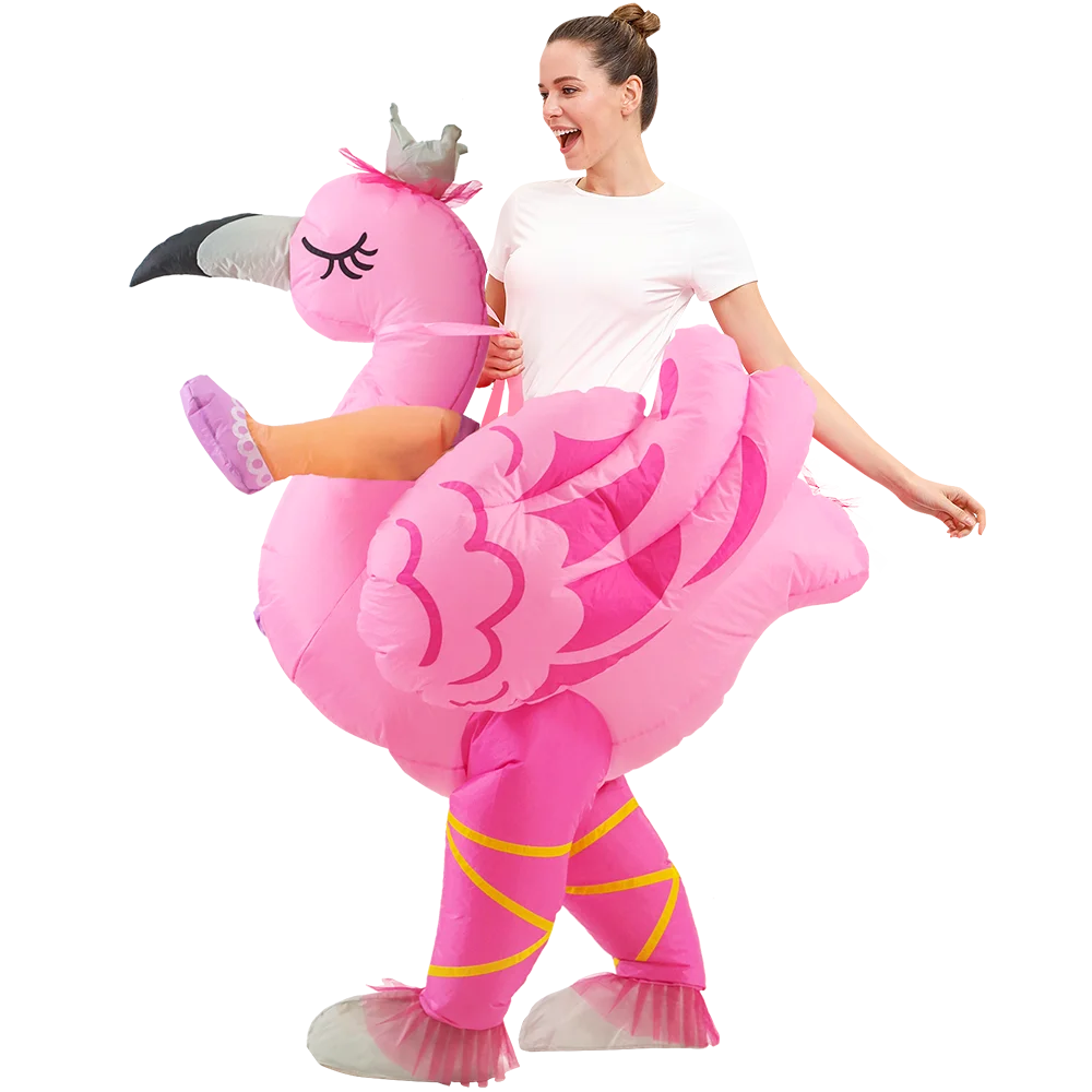 Adulto galo inflável traje engraçado unicórnio elk animais terno inflável halloween carnaval meio corpo explodir terno para cosplay