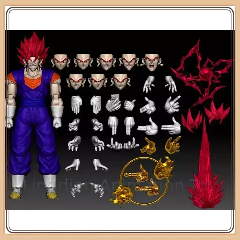 Em estoque brinquedo oc dragon ball shf super saiyan ssj vegito filho goku vegeta filho gohan troncos pvc anime figura de ação modelo coletor