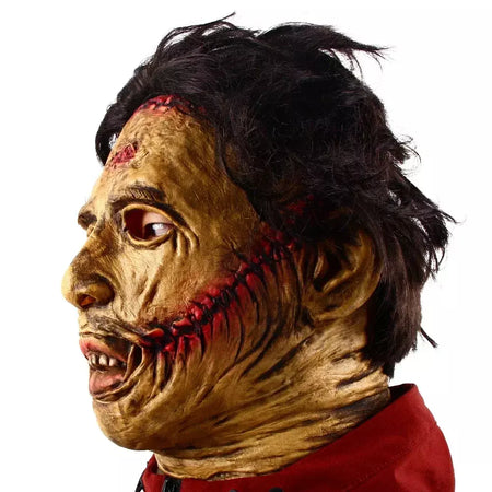 Texas motosserra massacre leatherface máscara halloween horror fantasia vestido festa cosplay máscaras de látex festa de halloween supp