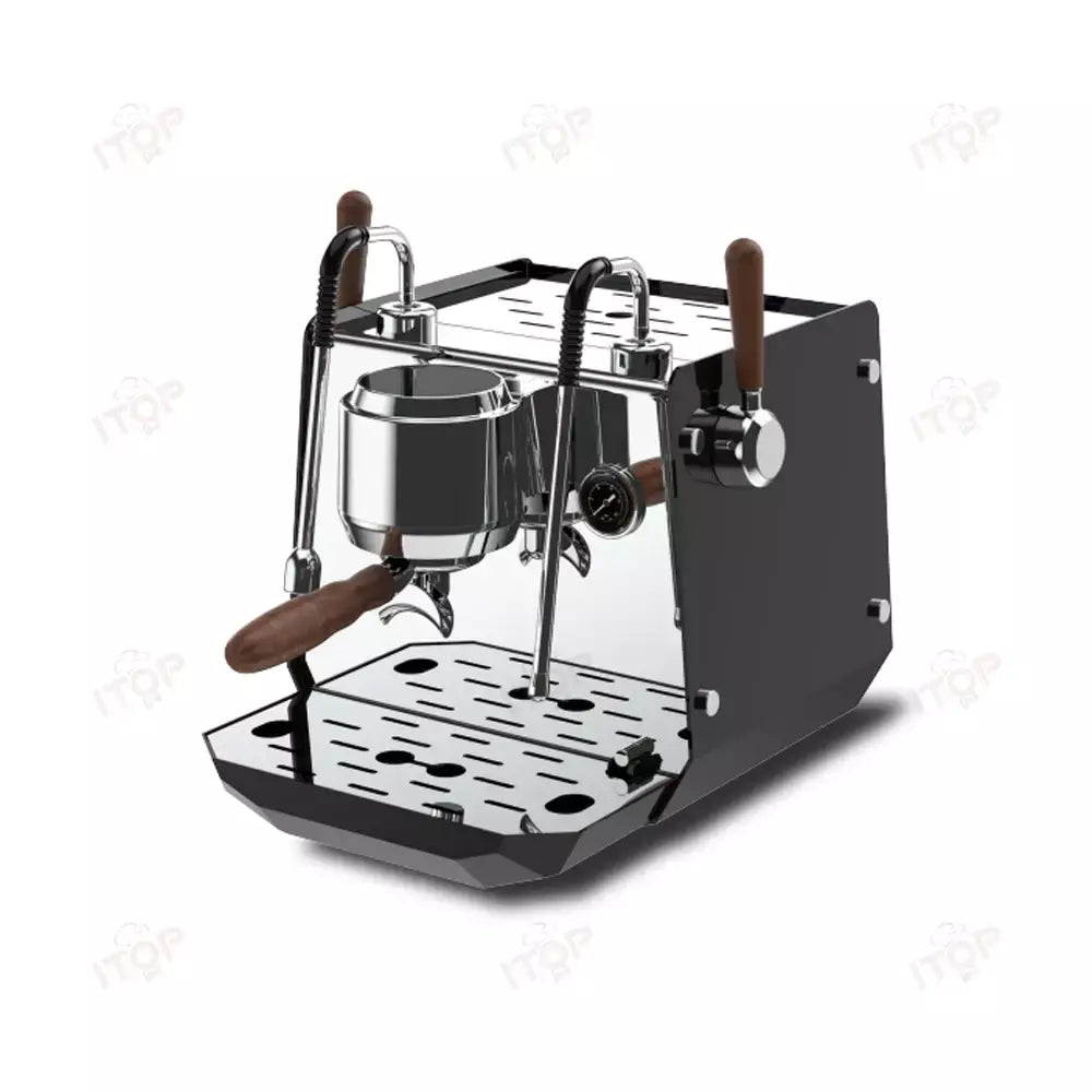 Bomba rotativa máquina de café casa/comercial máquina de café expresso 0.5l + 1l boliers controle de temperatura pid conectar água externa