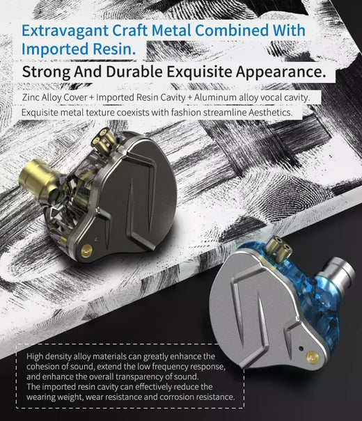 Kz zsn pro 1ba + 1dd tecnologia híbrida alta fidelidade metal em fones de ouvido baixo esporte com cancelamento ruído fone zsx zsn pro x zstx