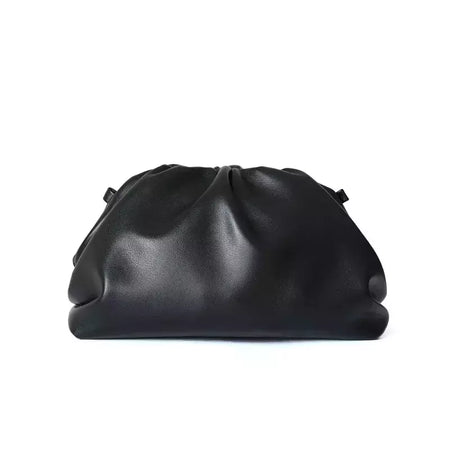 Saco de Nuvem de Couro Genuíno para Mulheres, Couro Macio, Ombro Crossbody Bags, Alta Qualidade, Embreagens Femininas Noite, Senhoras, 2023