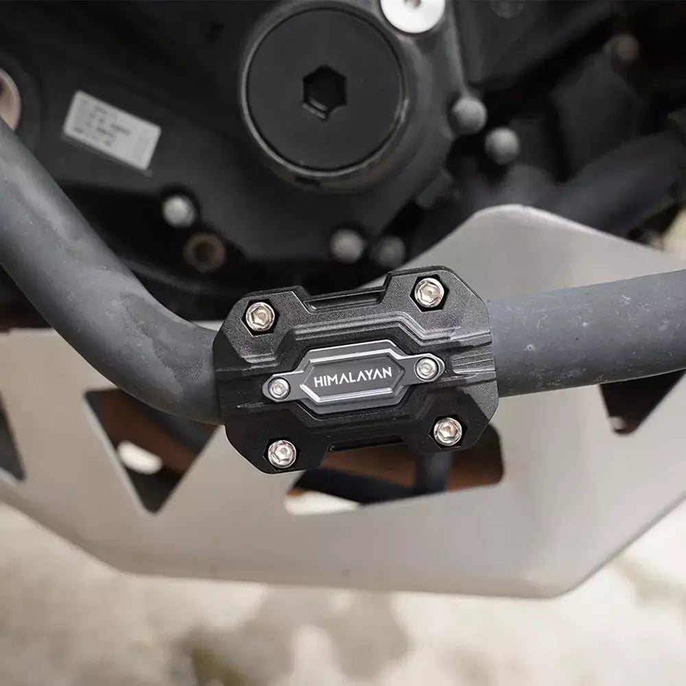 Para royal enfield himalayan 450 411 400 acessórios guarda motor da motocicleta pára-choques proteção guarnição guarda blocos tampas da válvula do pneu