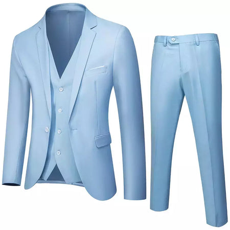 Ternos formais masculinos completos, conjuntos elegantes de blazers, roupas de casamento, calças, jaquetas, fantasias de luxo, negócios de casamento, 2 peças