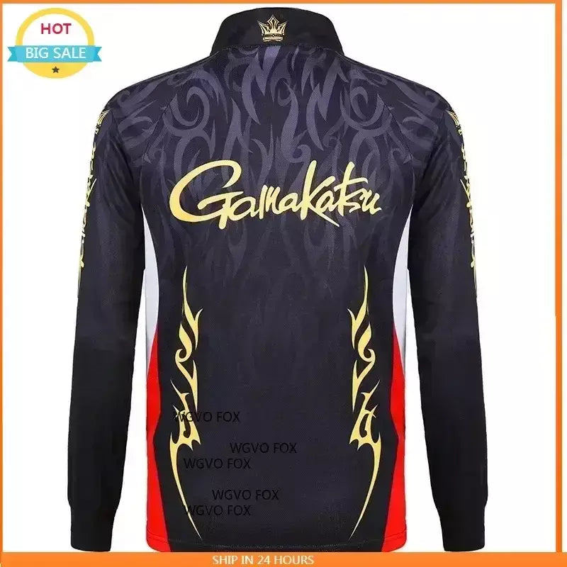 Roupas esportivas de pesca primavera verão homens manga longa ao ar livre ciclismo camisas de pesca secagem rápida roupas respiráveis