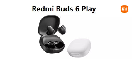 Estreia mundial xiaomi redmi buds 6 play 10mm driver dinâmico ai cancelamento de ruído para chamadas bluetooth 5.4 tws fones de ouvido
