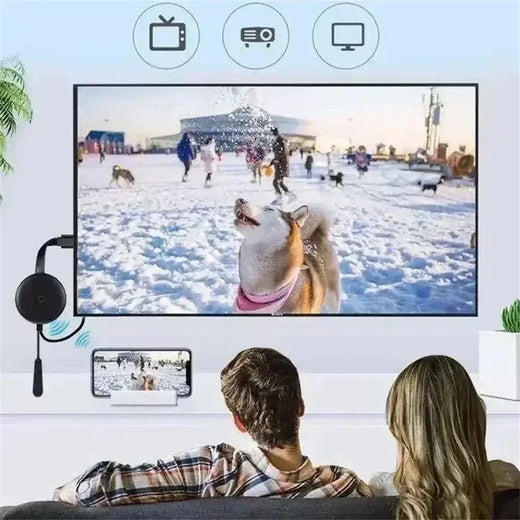 Chromecast Google WiFi HDMI Dongle HD 1080P/4K Media Streamer TV Stick para Smart TV iOS Android Smart Home Entertainment
