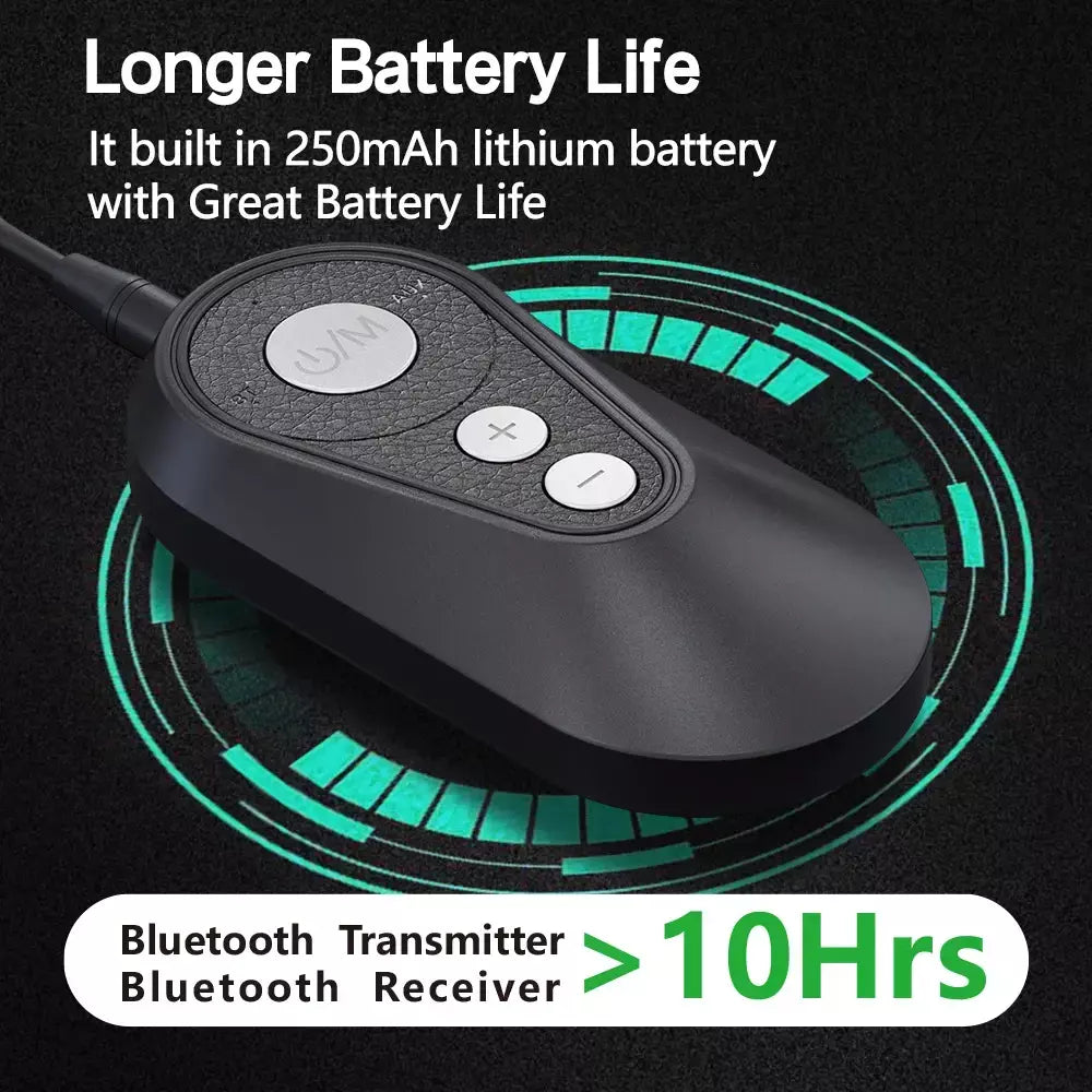 LE Audio-Receptor Transmissor Sem Fio, Bluetooth 5.4, Entrada Aux, USB-C Entrada de Áudio para TV, Fone de Ouvido, Alto-falante, Guitarra, LC3,Auracast ,Aux