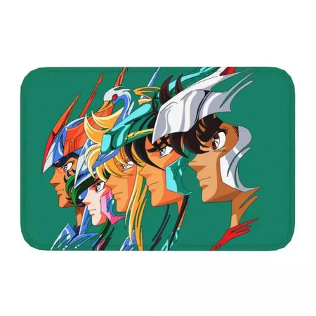 Personalizado cavaleiros do zodíaco saint seiya pegasus fantasia capacho tapete antiderrapante banheiro cozinha garagem tapete 40*60cm