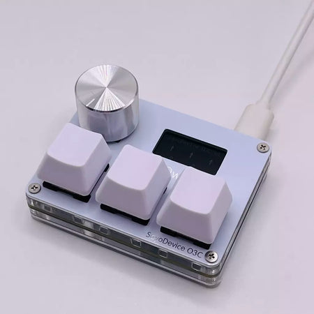 Pink SayoDevice OSU O3C Rápido Gatilho Hall Switches Wooting Vermelho Magnético Switches Teclado Com Botão Tela Copiar Colar Shotcut