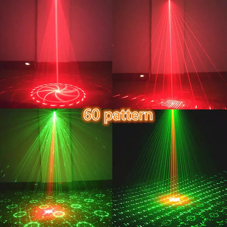 Luzes de festa, luzes de discoteca DJ, luzes estroboscópicas a laser, projetores alimentados por USB, decorações portáteis de acampamento para festas familiares
