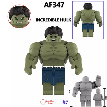 2025 novo filme de venda quente hulk herói personagem bloco de construção brinquedo clássico ação personagem bloco de construção brinquedo presente jogo de mesa