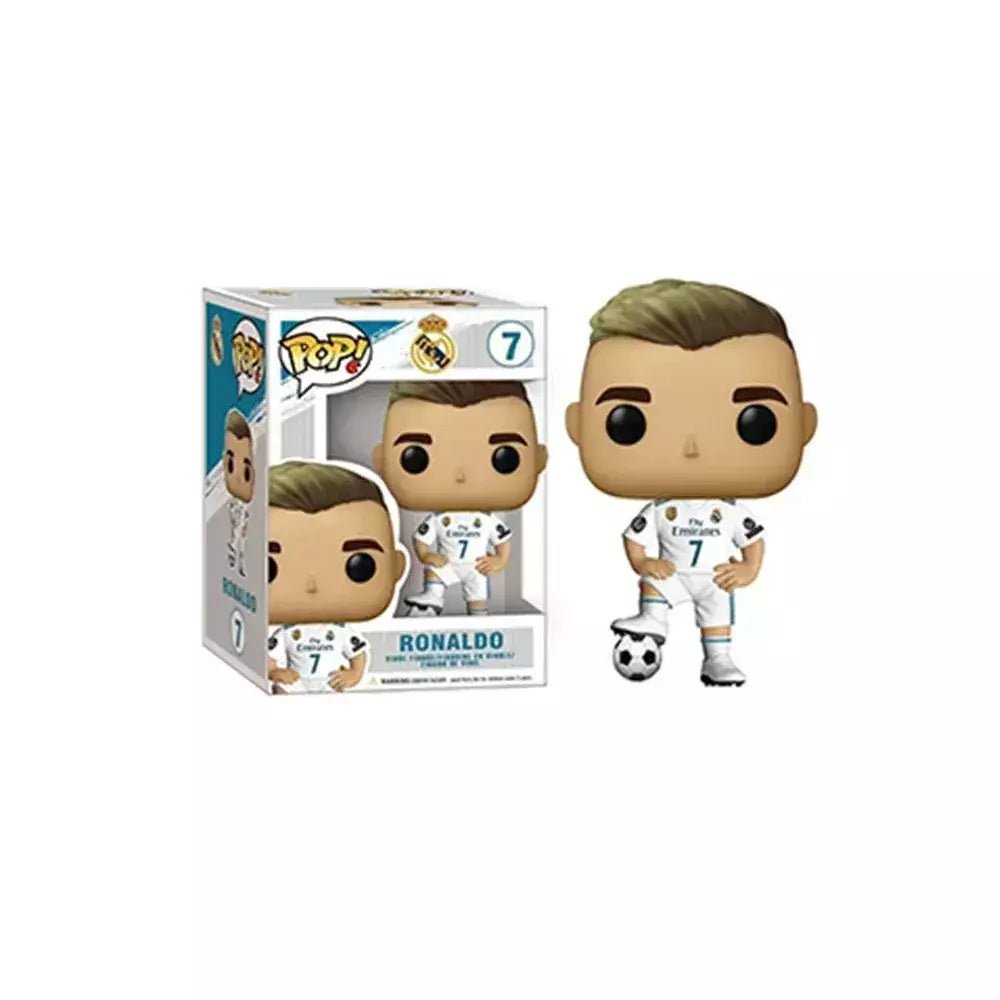 Ronaldo-Action Figure for Kids, Funko Pop, Portugal, Real Madrid, Juventus, Rivor, Manchester United, United, Vinil, Fã, Presentes de sonho, #7