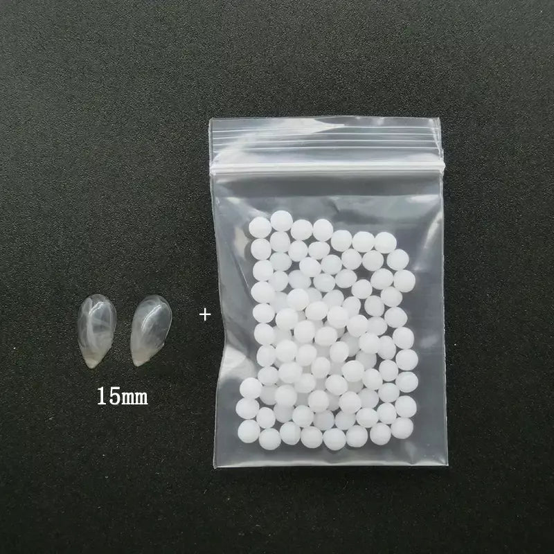 1 par de dentes de vampiro para halloween, presas para dentaduras, adereços para festa, fantasia diy, adereços para cosplay, dentes falsos, presas de resina com cola sólida