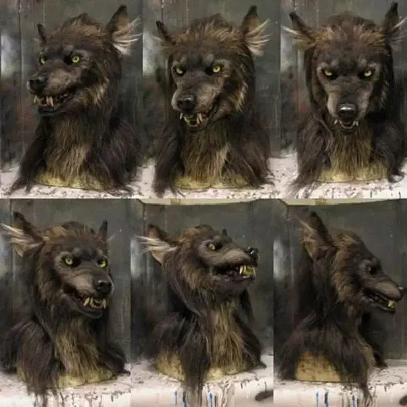 Máscara de animal bandana festa de halloween traje vestir-se com alças elásticas animal selvagem cosplay acessórios para adultos crianças