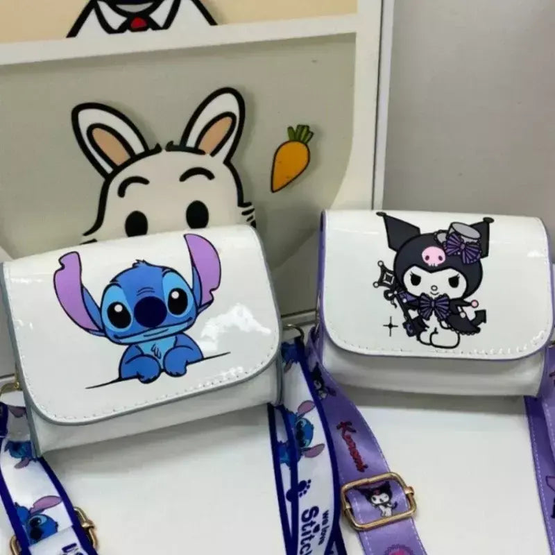 Anime bonito kuromi ponto crossbody sacos meninas mulheres marca de luxo saco alta qualidade mini designer sacos presentes