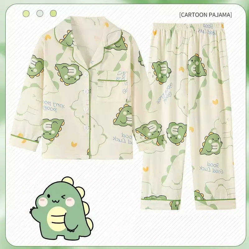 Sanrio cinnamoroll kuromi pochacco conjunto de pijamas infantis dos desenhos animados anime minha melodia manga curta pijamas bonito menino menina presentes