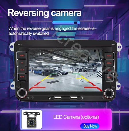 2din rádio do carro android para volkswagen golf 5 6 polo passat b6 b7 cc skoda jetta universal multimídia carplay wifi navegação gps